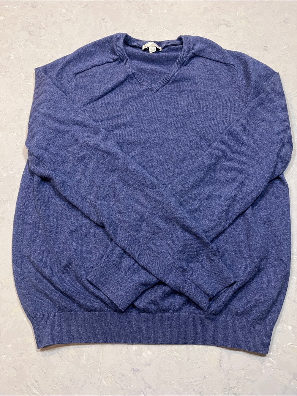 Men's Crewneck Sweater in Heather Blue